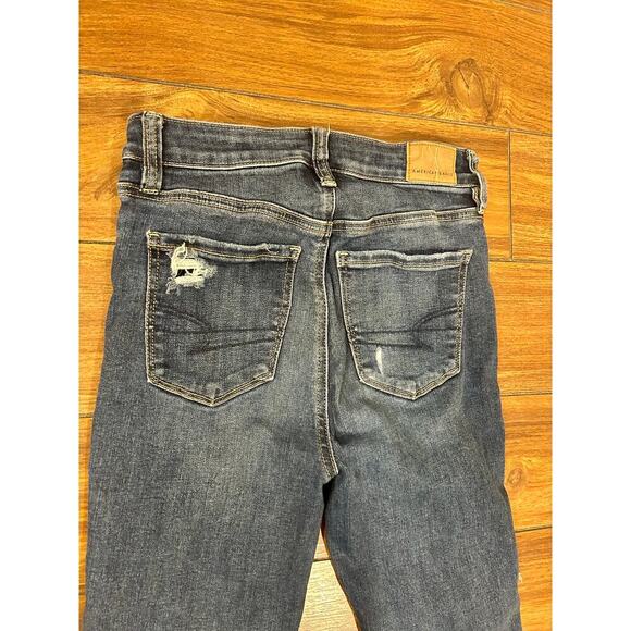 American Eagle Distressed Jegging size 0 - Picture 6 of 6